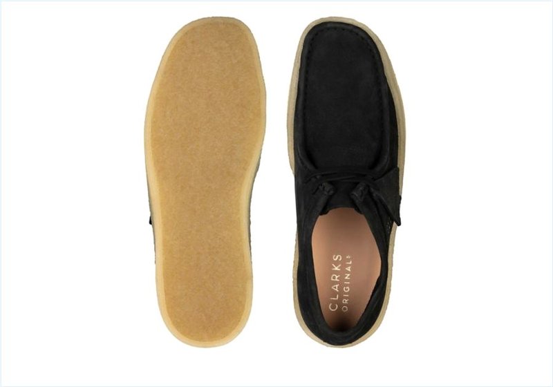  Wallabee Cup / Black Nubuck Mens Originals Icon Shoes