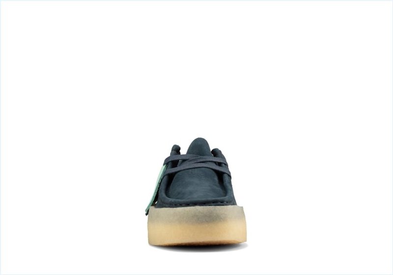  Wallabee Cup / Blue Nubuck Womens Originals Icon Shoes