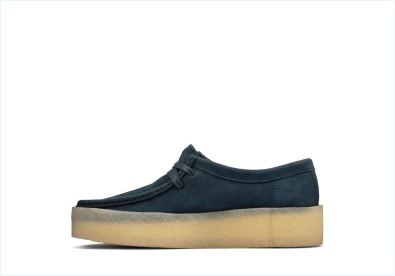  Wallabee Cup / Blue Nubuck Womens Originals Icon Shoes