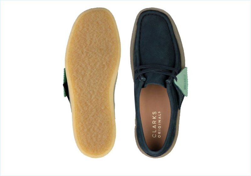  Wallabee Cup / Blue Nubuck Womens Originals Icon Shoes