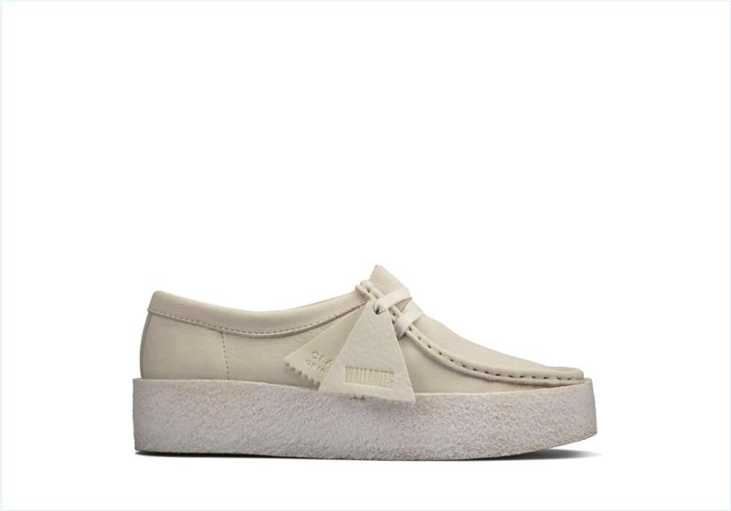  Wallabee Cup / White Nubuck Womens Originals Icon Shoes