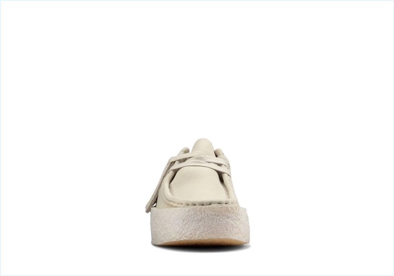  Wallabee Cup / White Nubuck Womens Originals Icon Shoes