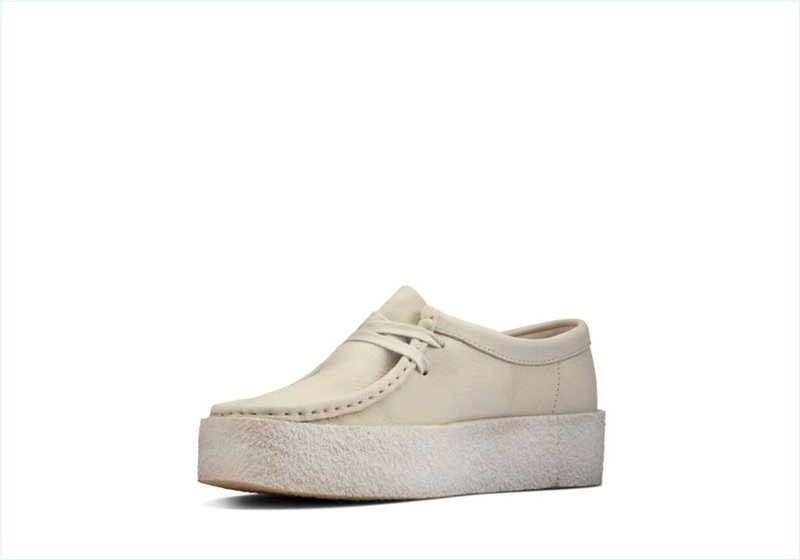  Wallabee Cup / White Nubuck Womens Originals Icon Shoes