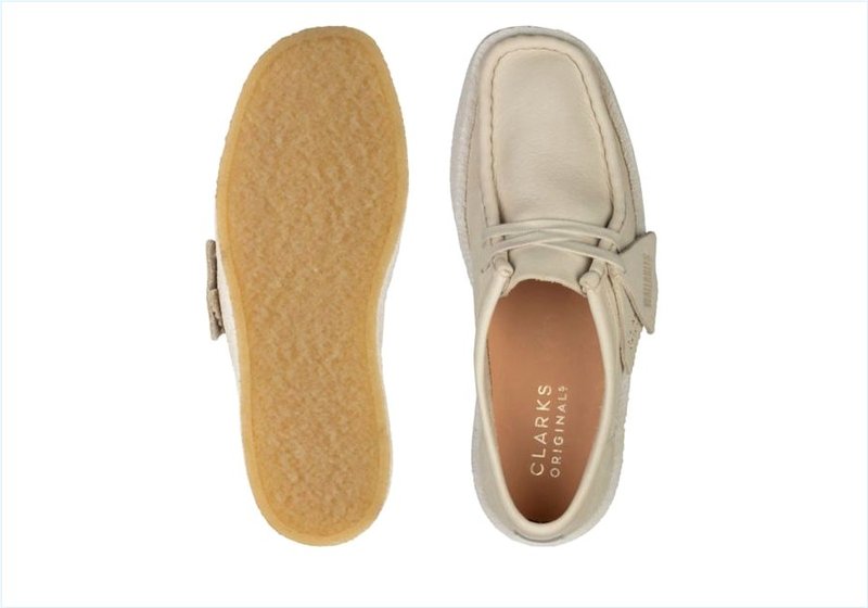  Wallabee Cup / White Nubuck Womens Originals Icon Shoes