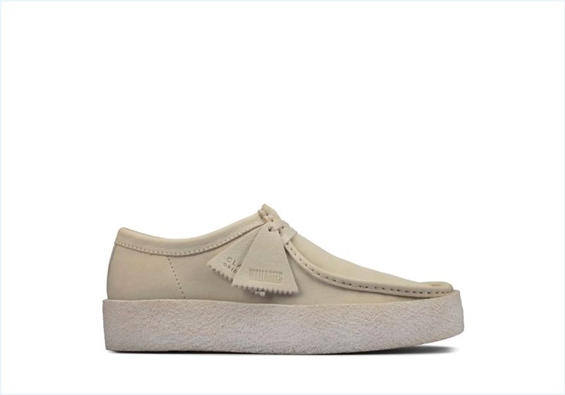  Wallabee Cup / White Nubuck Mens Originals Icon Shoes