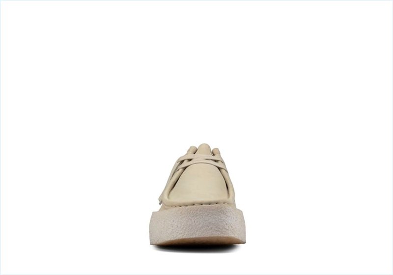  Wallabee Cup / White Nubuck Mens Originals Icon Shoes