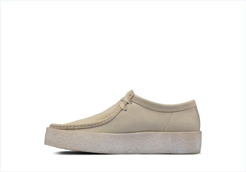  Wallabee Cup / White Nubuck Mens Originals Icon Shoes