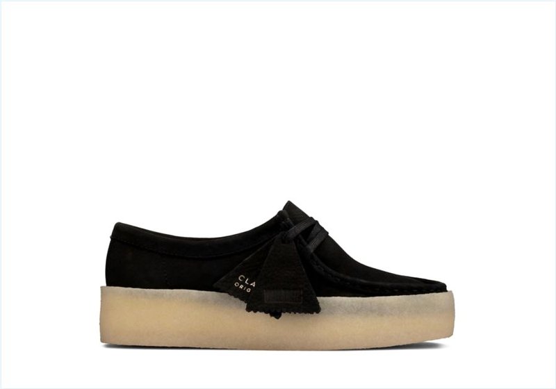  Wallabee Cup / Black Nubuck Womens Originals Icon Shoes