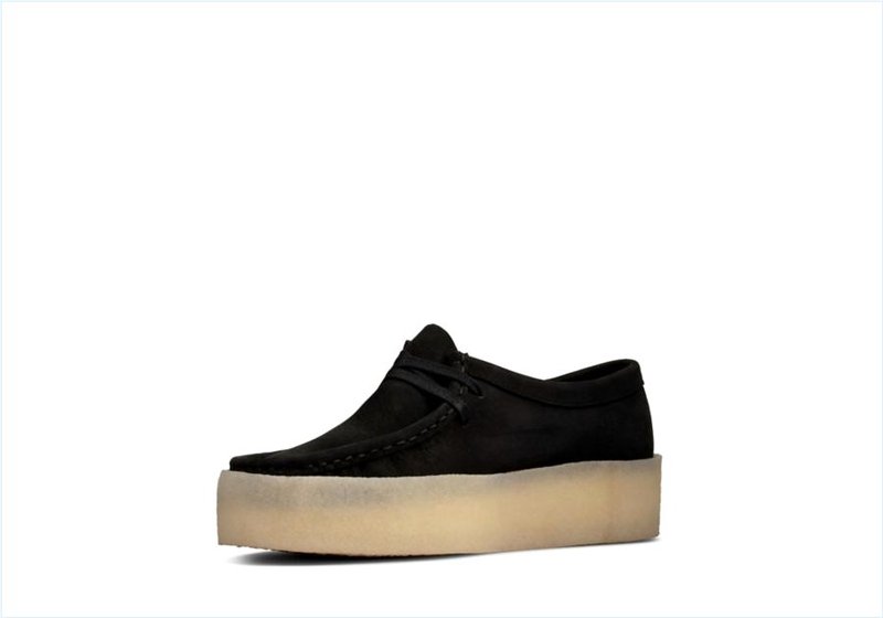  Wallabee Cup / Black Nubuck Womens Originals Icon Shoes