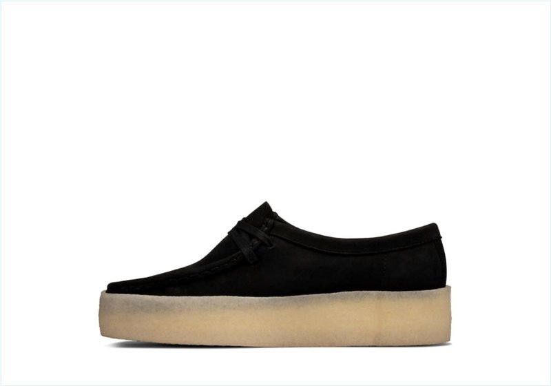  Wallabee Cup / Black Nubuck Womens Originals Icon Shoes