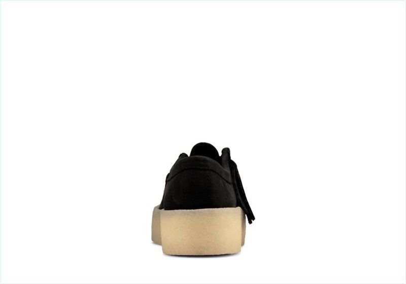  Wallabee Cup / Black Nubuck Womens Originals Icon Shoes