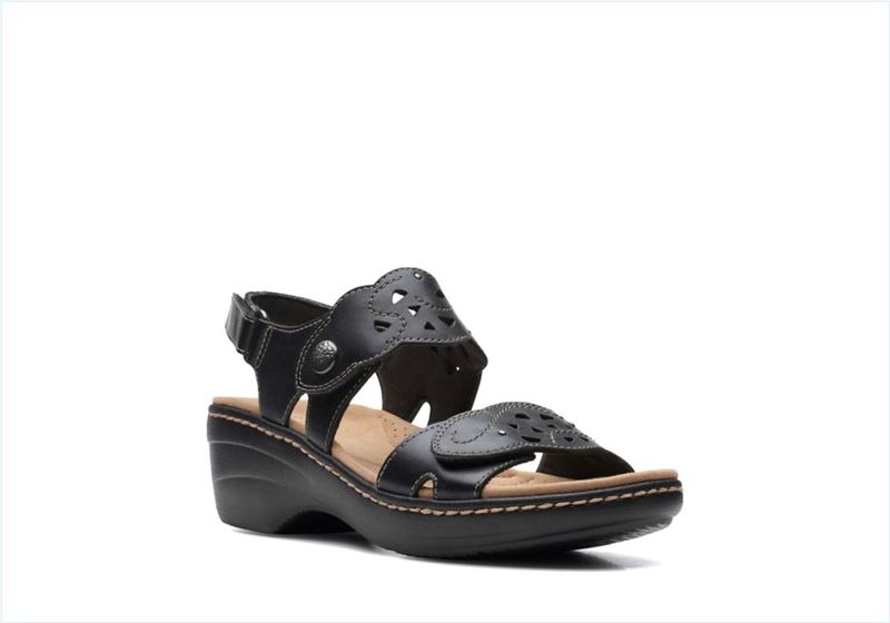  Merliah Dove / Black Leather Womens Sandals