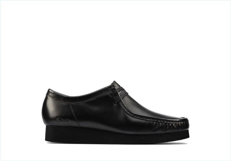  Wallabee 2 / Black Leather Mens Shoes