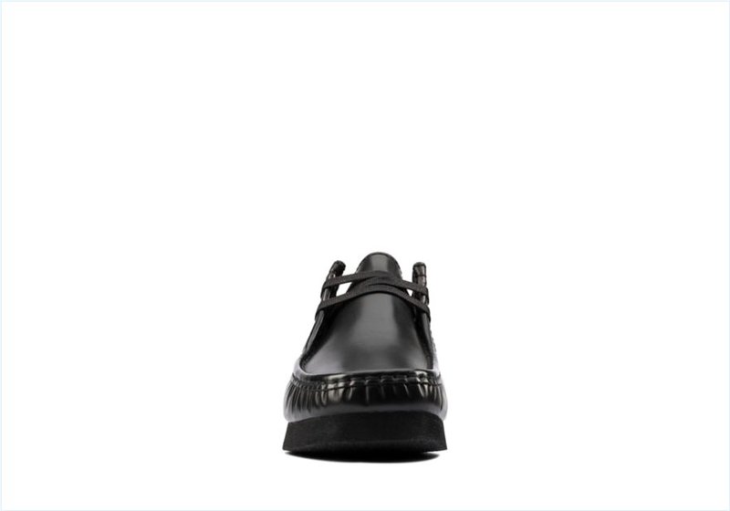  Wallabee 2 / Black Leather Mens Shoes