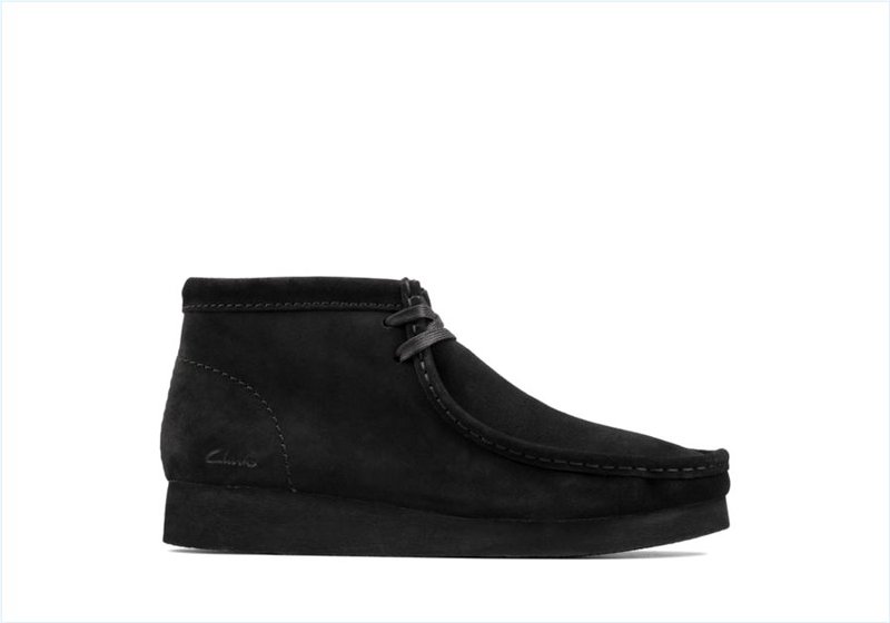  Wallabee Boot2 / Black Suede Mens Boots