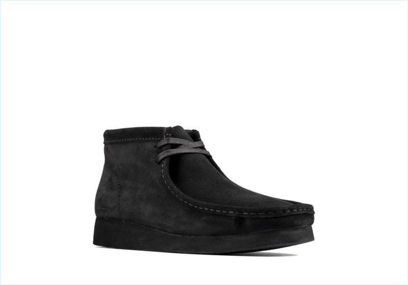  Wallabee Boot2 / Black Suede Mens Boots