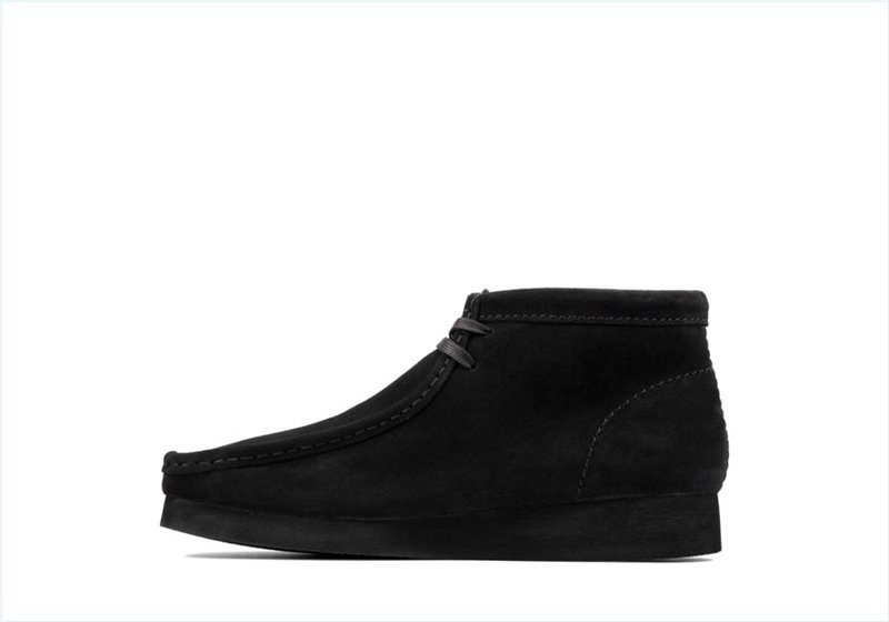  Wallabee Boot2 / Black Suede Mens Boots