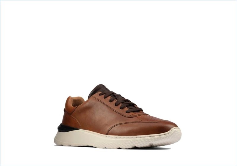  Sprint Lite Lace / Tan Leather Mens Sport Shoes