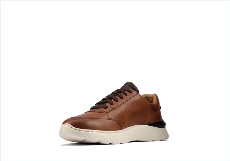  Sprint Lite Lace / Tan Leather Mens Sport Shoes