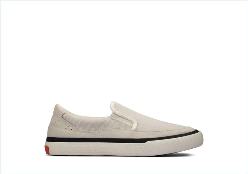  Aceley Step / White Canvas Womens Sport Shoes