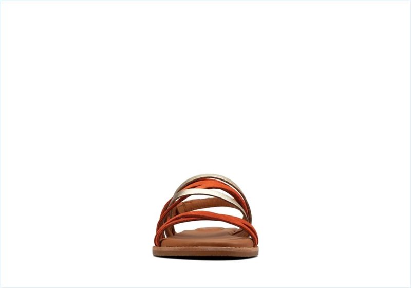  Karsea Ankle / Bright Orange Womens Sandals