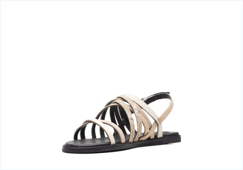  Karsea Ankle / Taupe Snake Womens Sandals