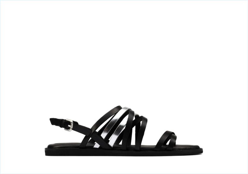  Karsea Ankle / Black Combi Leather Womens Sandals