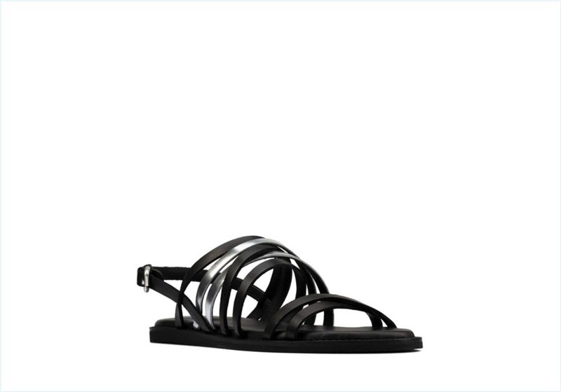  Karsea Ankle / Black Combi Leather Womens Sandals