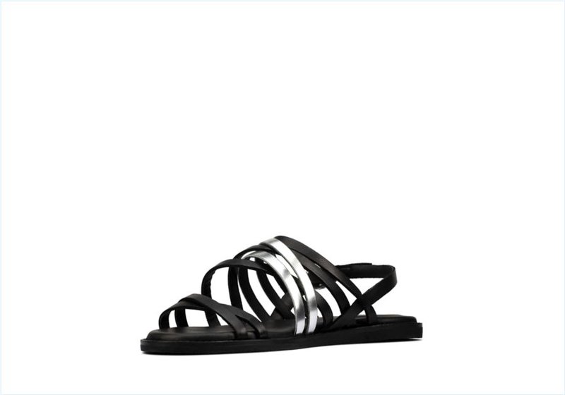  Karsea Ankle / Black Combi Leather Womens Sandals