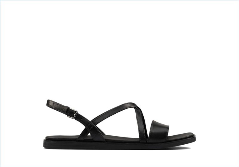  Ofra Strap / Black Leather Womens Sandals