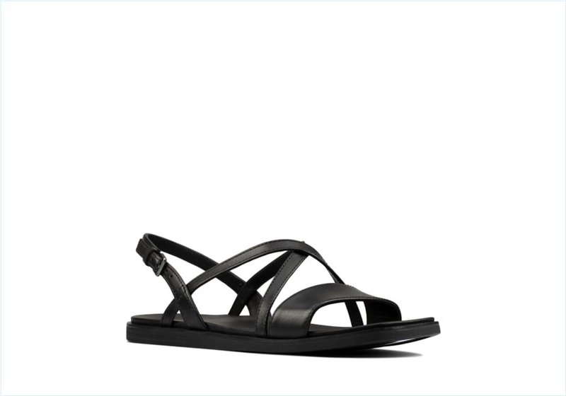  Ofra Strap / Black Leather Womens Sandals