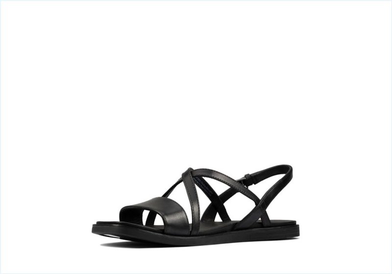  Ofra Strap / Black Leather Womens Sandals