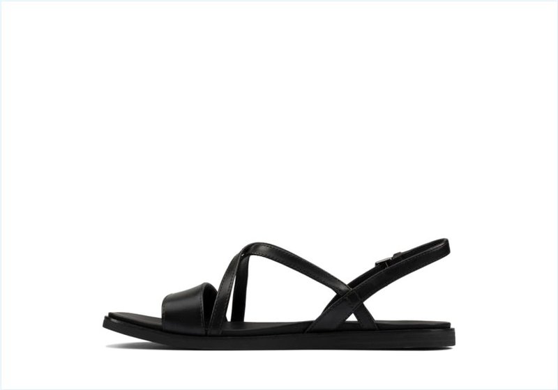  Ofra Strap / Black Leather Womens Sandals