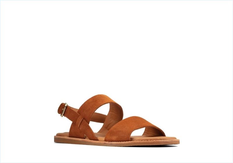  Karsea Strap / Tan Suede Womens Sandals