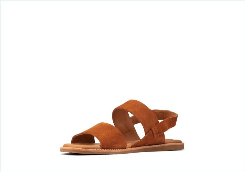  Karsea Strap / Tan Suede Womens Sandals