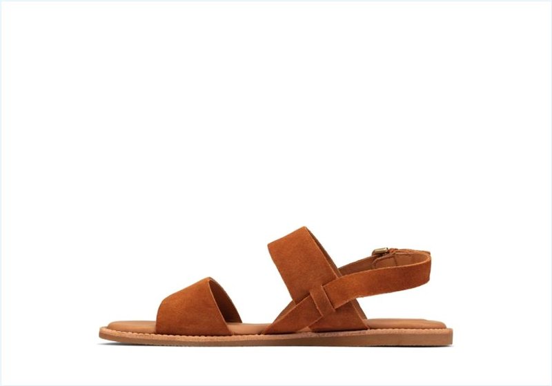  Karsea Strap / Tan Suede Womens Sandals