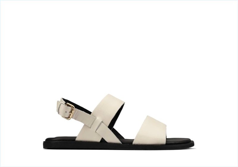  Karsea Strap / White Leather Womens Sandals