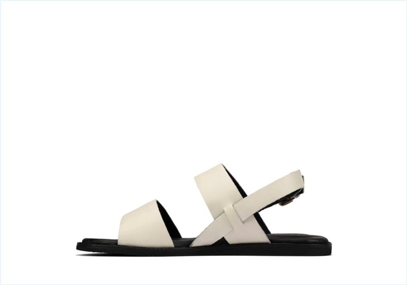  Karsea Strap / White Leather Womens Sandals