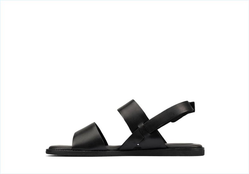  Karsea Strap / Black Leather Womens Sandals