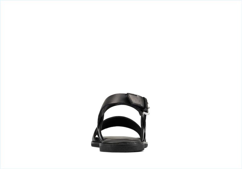  Karsea Strap / Black Leather Womens Sandals