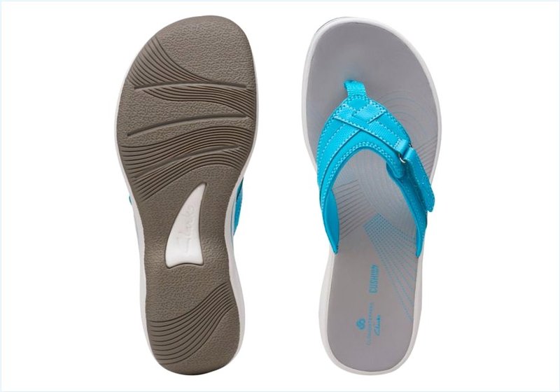  BREEZE SEA / Aqua Synthetic Womens Sandals