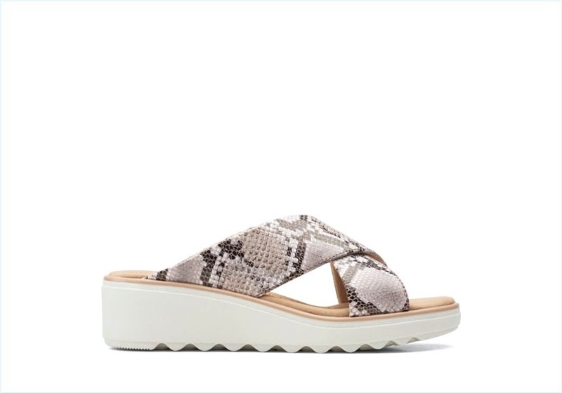  Jillian Gem / Natural Snake Womens Sandals