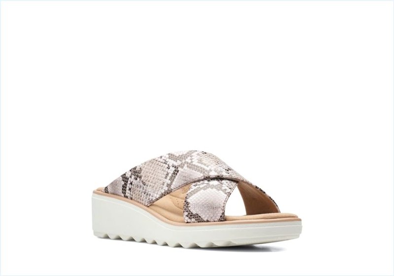  Jillian Gem / Natural Snake Womens Sandals