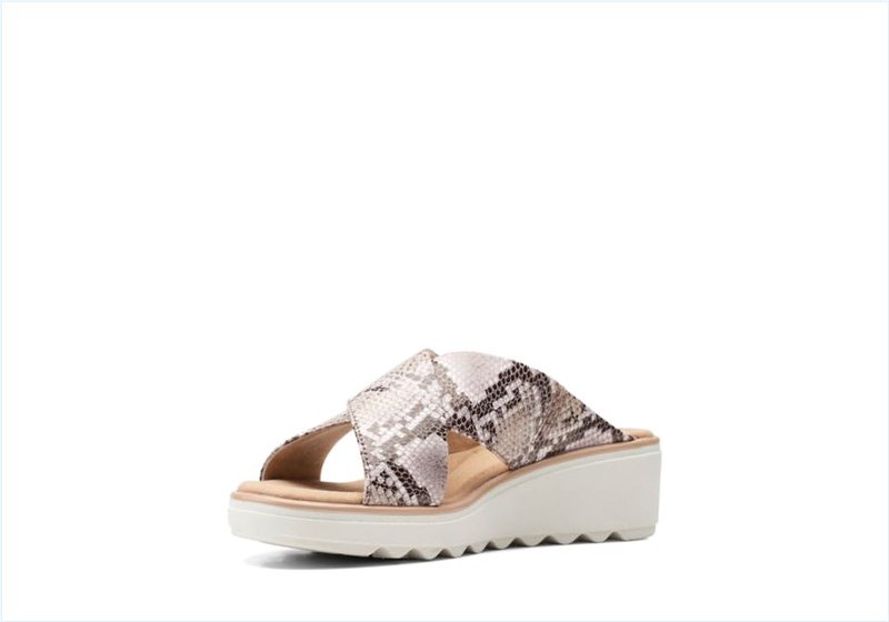  Jillian Gem / Natural Snake Womens Sandals