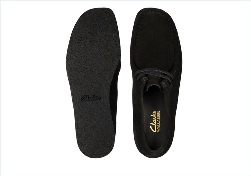  Wallabee 2 / Black Suede Womens Shoes