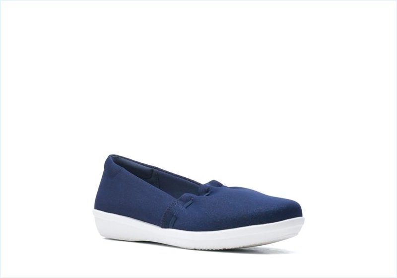  Ayla Shine / Navy Womens Shoes