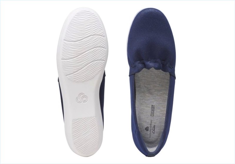  Ayla Shine / Navy Womens Shoes