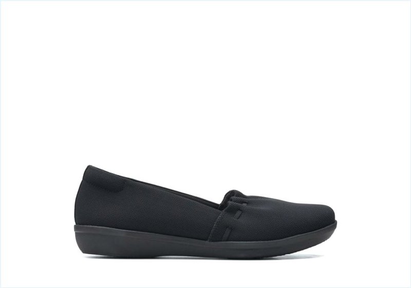  Ayla Shine / Black Textile Womens Shoes