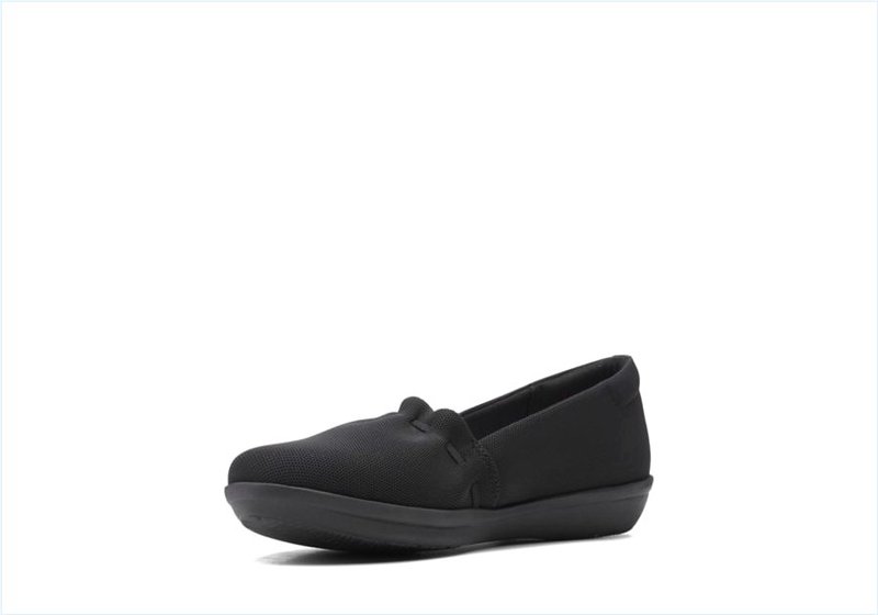  Ayla Shine / Black Textile Womens Shoes