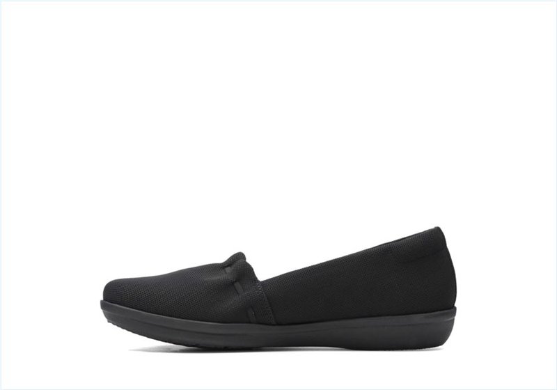  Ayla Shine / Black Textile Womens Shoes